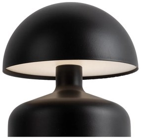Czarna lampa stołowa LED (wys. 15 cm) Impetu – Leitmotiv