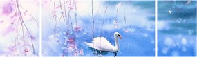 Obraz - Magiczne jezioro (170x50 cm)