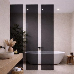 Ścianka szklana MOLIS Panel XXL Black szkło czarne | Różne kolory | Różne rozmiary