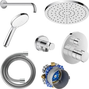 Podtynkowy system prysznicowy Duravit C.1 z deszczownicą