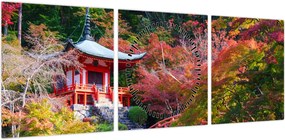 Obraz - Daigodji (z zegarem) (90x30 cm)