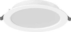 Mexen LDRR panel sufitowy downlight LED wpuszczany fi 17 cm, 12W, Neutralna - 4000K, 1320 lm, biały - L210-017-1240-20