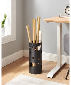 SongmicsHome Metalowy stojak na parasole ANABEL, 17x41 cm, czarna