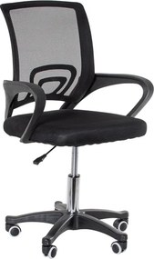 Czarne krzesło biurowe JETTA
