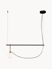 Lampa wisząca ze szkła dmuchanego nh