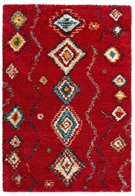 Czerwony dywan Mint Rugs Geometric, 80x150 cm