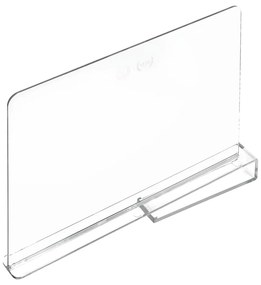 Przezroczysta przegroda na półkę iDesign The Home Edit, 4,5x25,9x30,9 cm