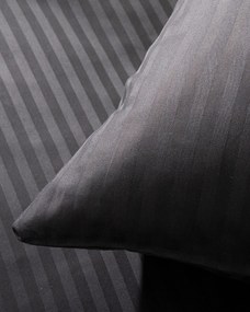 Pościel z satyny żakardowej Midnight Shadow 160x200 cm