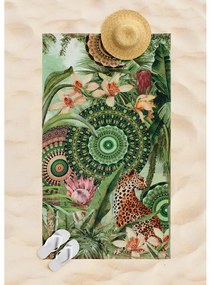 Zielony ręcznik plażowy 100x180 cm – HIP