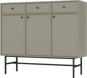 Komoda TORINO 125 cm do Salonu Sypialni Odcienie zieleni