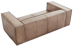 Jasnobrązowa skórzana sofa 212 cm Madame – Windsor &amp; Co Sofas