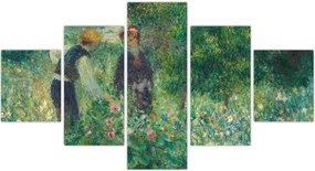 Obraz - Auguste Renoir, Picking Flowers, reprodukcje (125x70 cm)