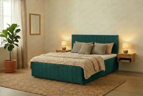 Łóżko OTTO 120x200 cm Turkusowy Bez materaca