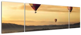 Obraz - latające balony (170x50 cm)