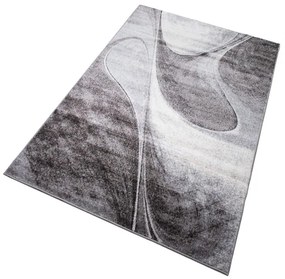 Dywan nowoczesny Perlage Geometria szary 120 cm x 170 cm