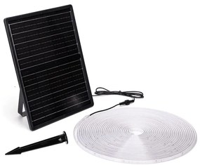 Aigostar - LED Ściemnialna taśma solarna LED/20W/3,2V 20 m 2700K IP65 + pilot
