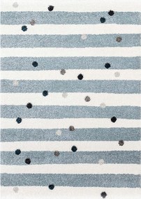 Dywan Stripes and Dots blue 160x230cm