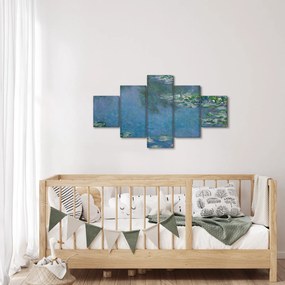 Obraz - Claude Monet, Water Lilies, reprodukcje (125x70 cm)