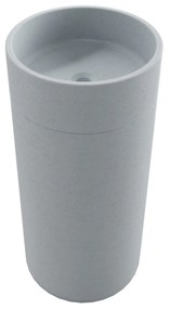 Umywalka betonowa wolostojąca bez otworu na baterię DELIS | Różne kolory : Kolor - Jasny szary