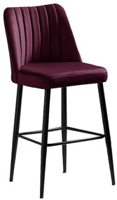 Zestaw krzeseł barowych Vento Claret Red, 2 szt., 2 szt.