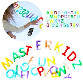 Masterkidz zestaw literek i cyferek alfabet montessori