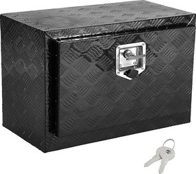 Aluminiowa Skrzynka Narzędziowa SucceBuy pod Nadwoziem, 61x35,5x40,5 cm, Przechowywanie Przyczepy