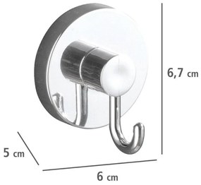 Zestaw: Uchwyt na papier toaletowy MILAZZO, Vacuum-Loc + Dwa wieszaki na przyssawki Vacuum-Loc, WENKO