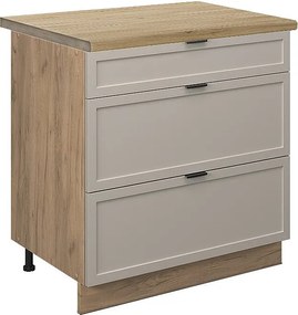 Szafka dolna do kuchni greybeige 80x60x82 fame-line
