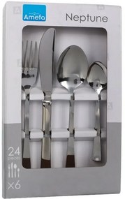 Amefa 24-częściowy zestaw sztućców Neptune