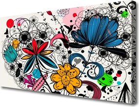 Obraz na płótnie Dynamiczna Kompozycja Kolorów