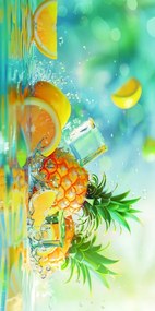 Ręcznik plażowy LEMONADE 100x180 cm kolorowy, 100% mikrofibra