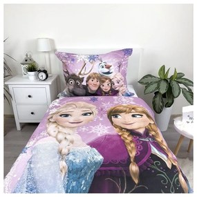 Bawełniana pościel dziecięca jednoosobowa 140x200 cm Frozen – Jerry Fabrics