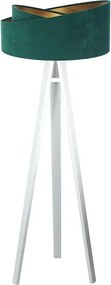 Zielono-biała lampa stojąca trójnóg Z6-Z37