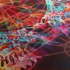 Obraz - Merkaba ze skrzydłami, abstrakcja (70x50 cm)