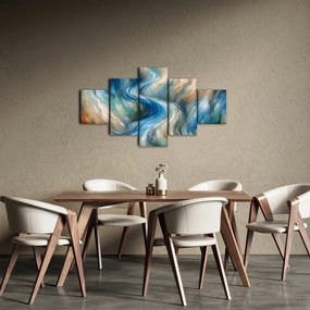 Obraz - Abstrakcyjny nurt (125x70 cm)