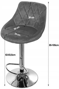 Hoker welurowy w stylu glamour E4-R73