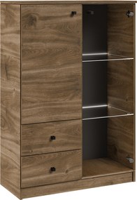 Komoda NESTOS 80 cm do Salonu Sypialni Brąz
