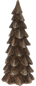 Ozdoba świąteczna choinka Evergreen brązowy, 9 x 22 cm