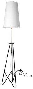 Lampa podłogowa TAFLO 1xE27/60W/230V biały/czarny/złoty