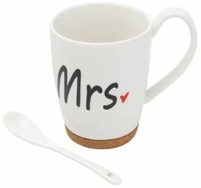 Florina Porcelanowy kubek Mrs., 320 ml