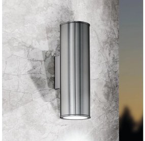 Eglo 33582 - LED RGBW 2xGU10/5W IP44 zewnętrzne oświetlenie RIGA, ściemnialne