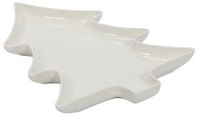Półmisek do przekąsek w kształcie choinki, 34 x 27 cm
