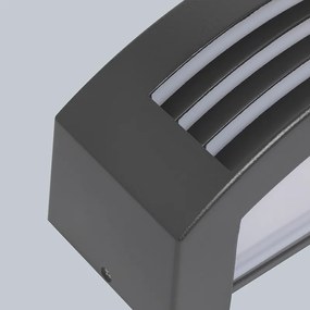 Inteligentna lampa ścienna antracytowa IP44 w tym Wi-Fi P45 - Hurricane 1