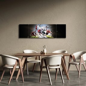 Obraz - Sportowcy (170x50 cm)