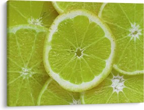 Obraz - pokrojone cytryny (70x50 cm)