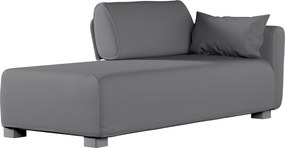 Pokrowiec na szezlong Mysinge kolor szary tkanina strukturalna