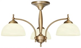 Krótki mosiężny żyrandol C-S3K