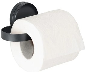 Czarny uchwyt na papier toaletowy Wenko Static-Loc® Pavia