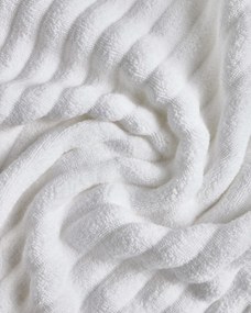 Biały bawełniany ręcznik kąpielowy frotte 70x140 cm Navira – Kave Home