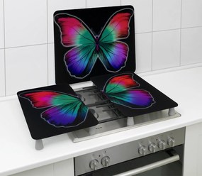 Szklane płyty ochronne BUTTERFLY BY NIGHT - 2 sztuki, WENKO